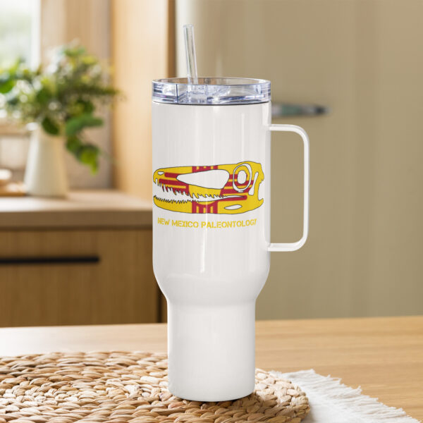 New Mexico Paleontology Travel mug with a handle